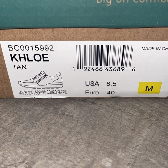 b.o.c. by BORN Khloe Tan/Black/Leopard Sneaker, Women’s Size 8.5 - Picture 6 of 7